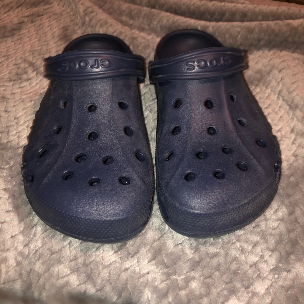 Navy Blue Crocs